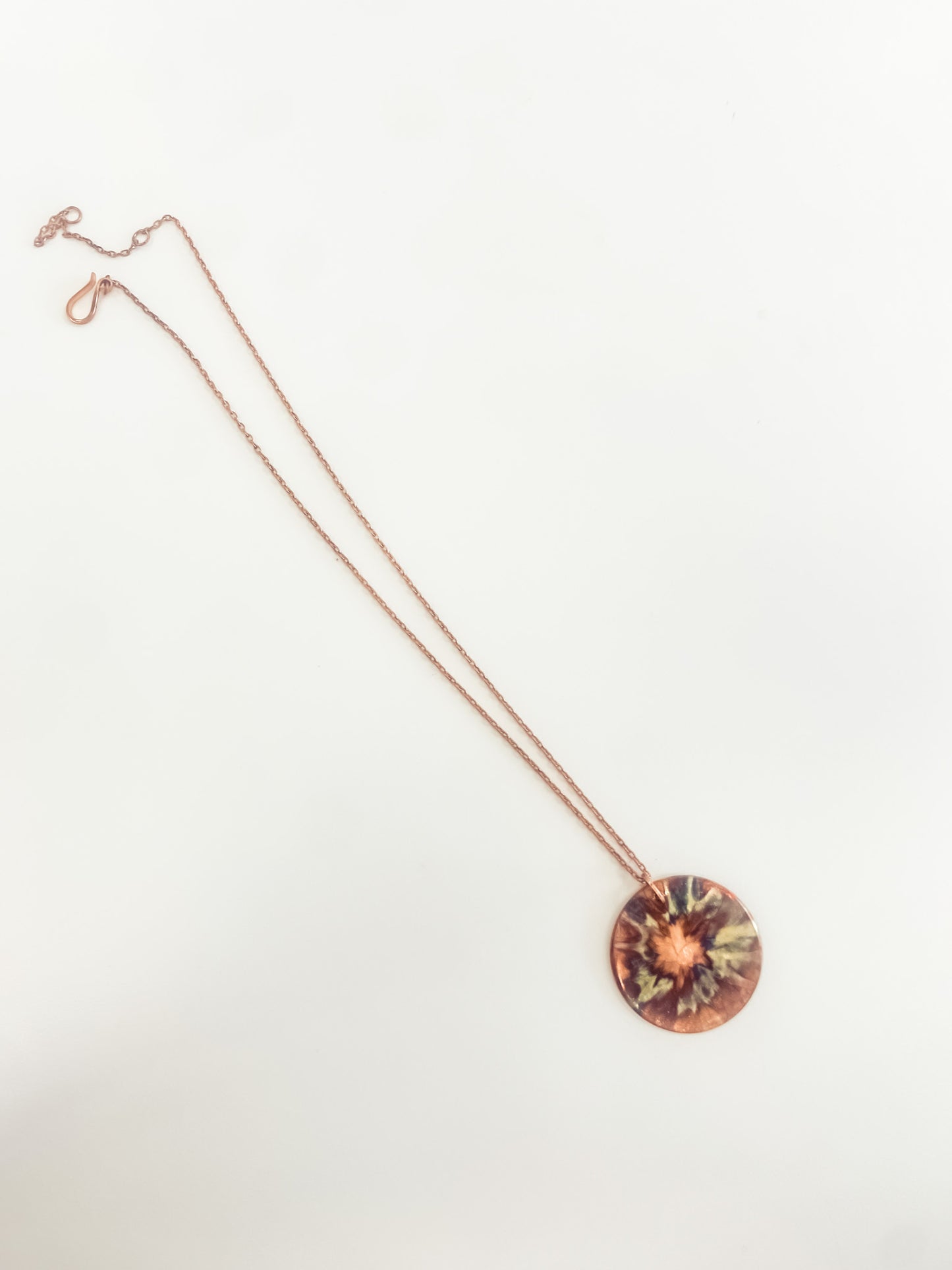 Fire painted Necklace