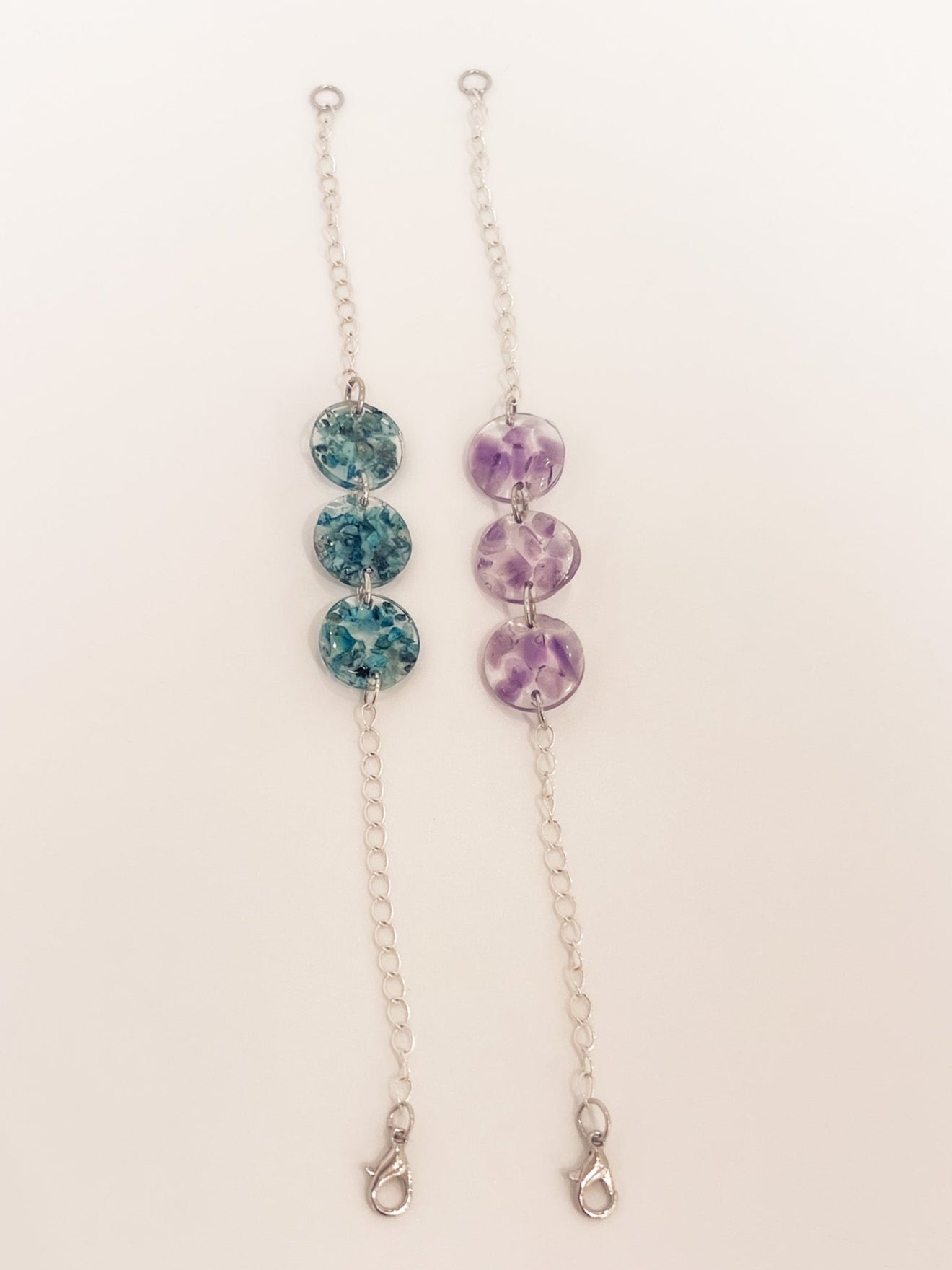 Amethyst Silver Bracelet