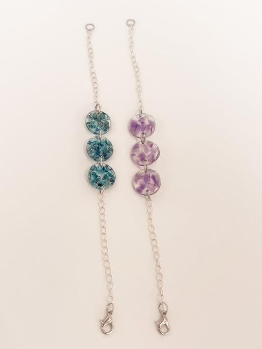 Amethyst Silver Bracelet