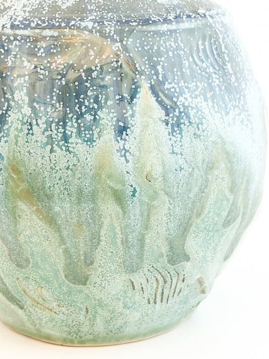 Crystal Blue Vase