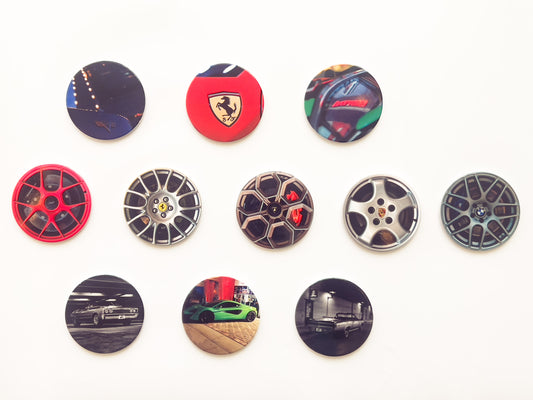 Car Circle Coasters