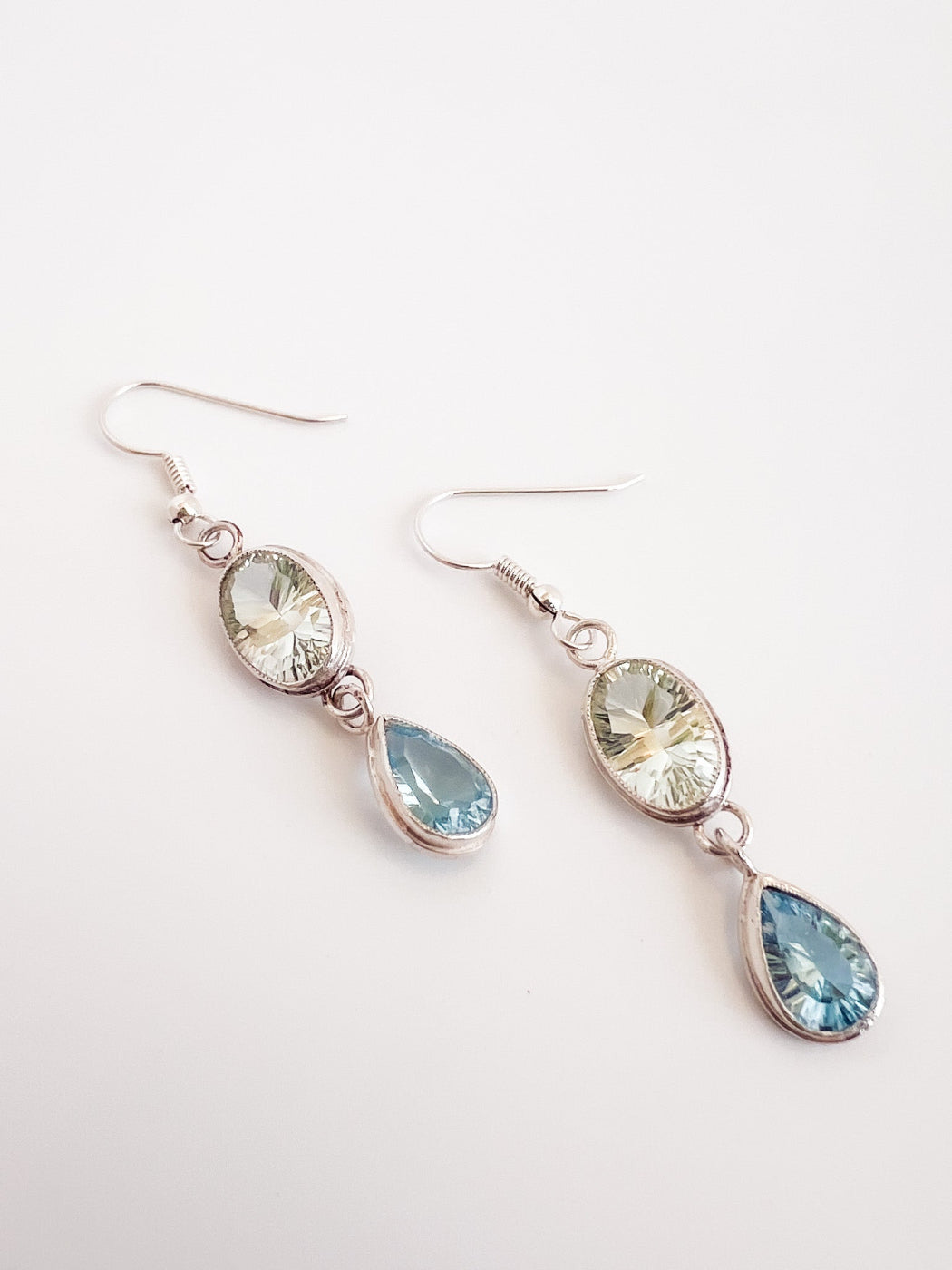 Blue Topaz Earrings