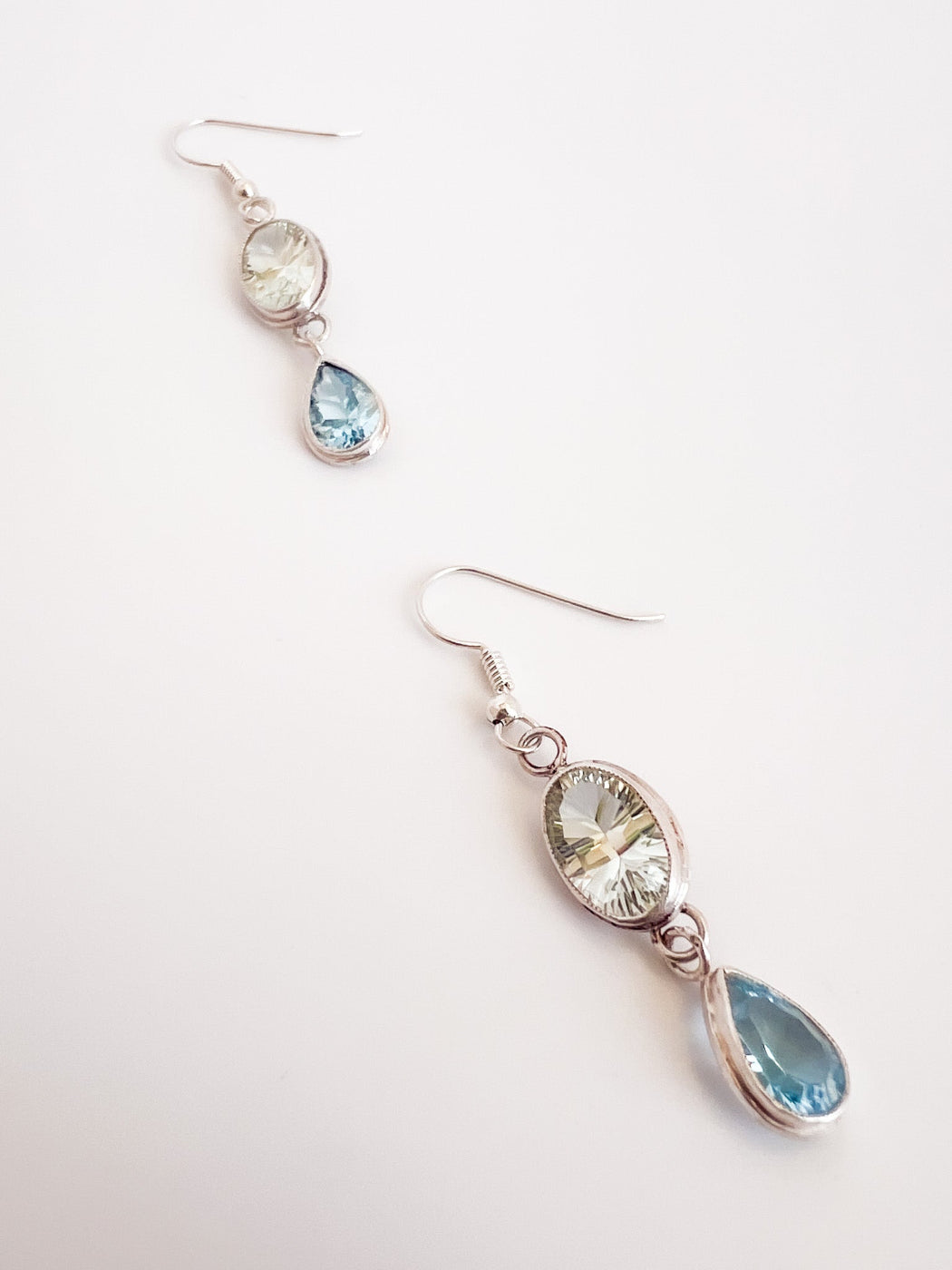 Blue Topaz Earrings