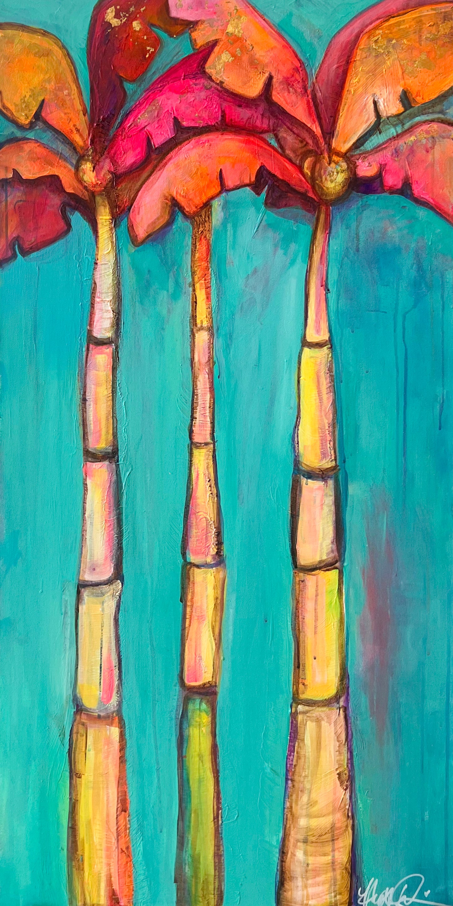 Fruit Stripe Palms II