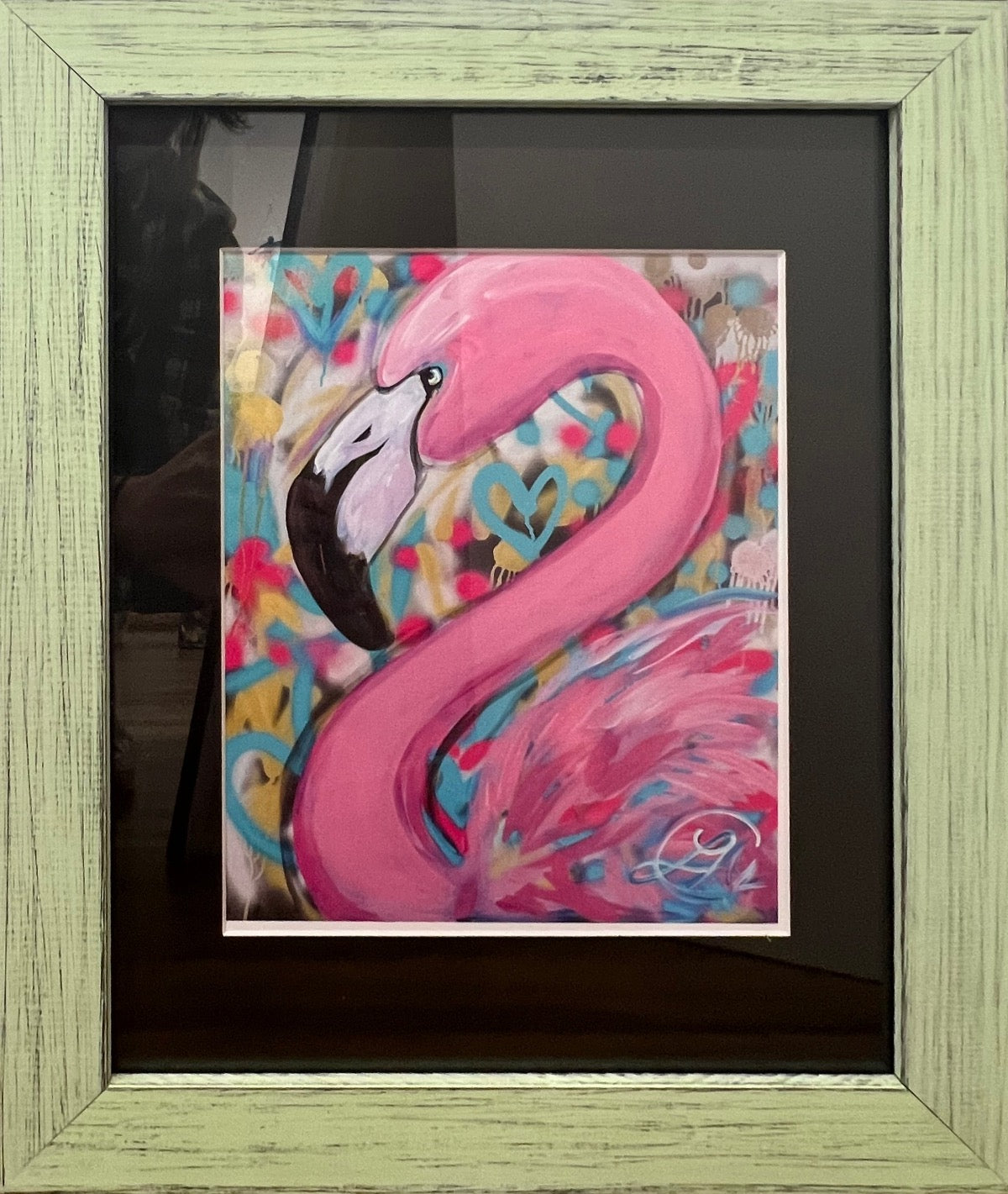 Polka Dot Flamingo