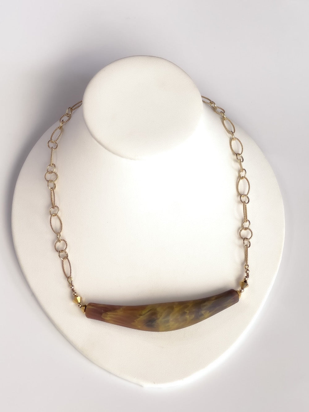 Handcrafted Clay Bead Necklace