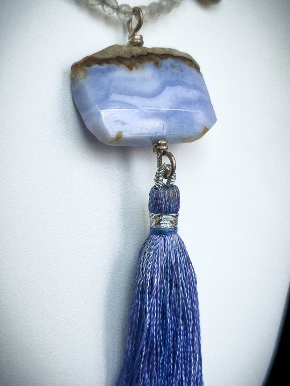 Blue Lace Agate Necklace