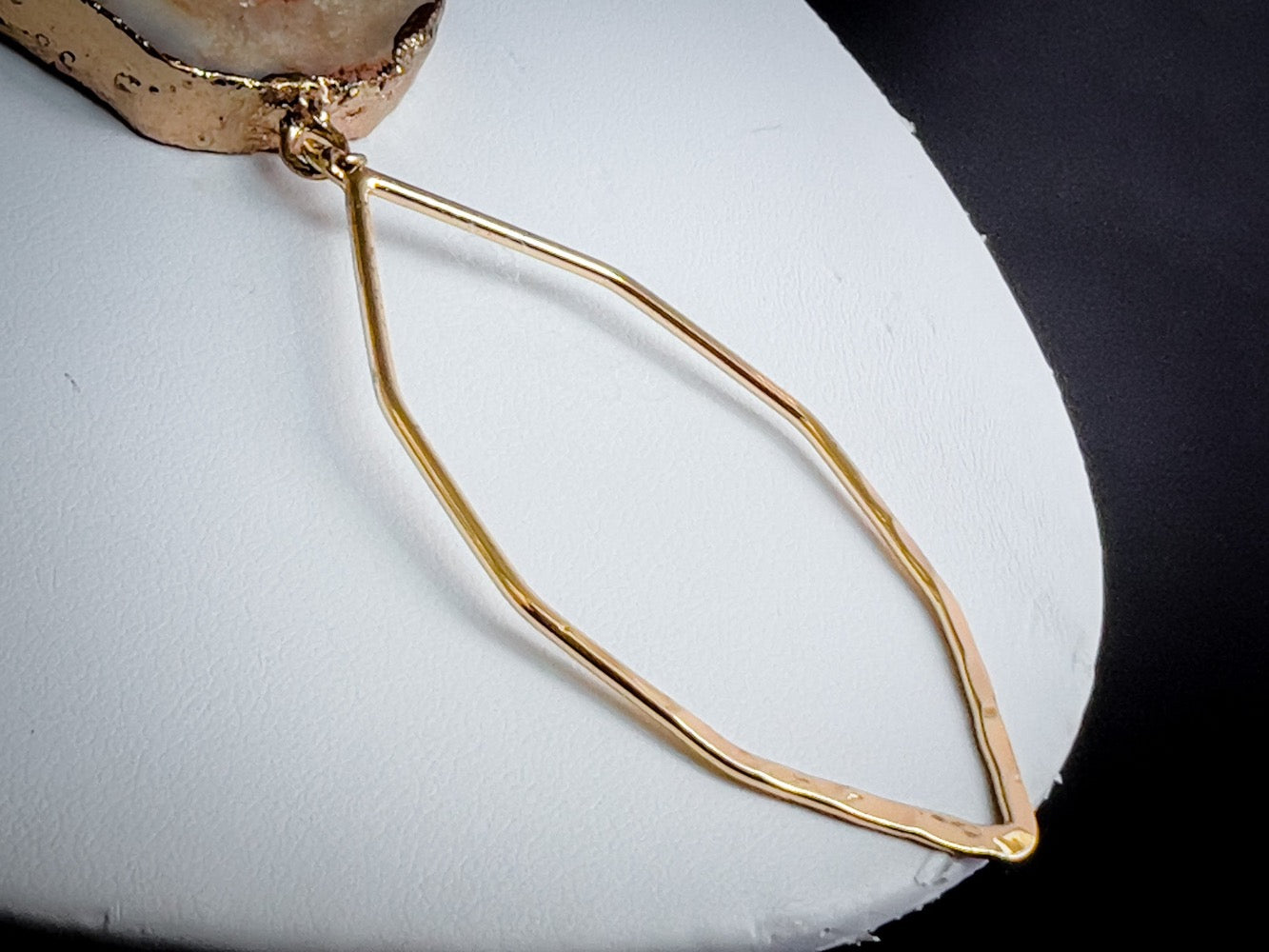Druzy Pendant and Marquis Accent