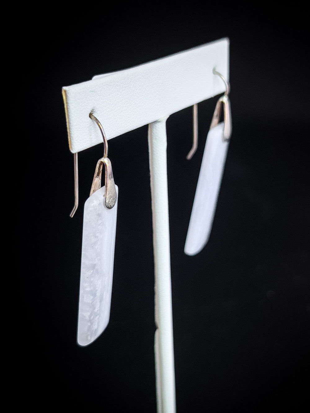 Blue Lace Agate Earrings