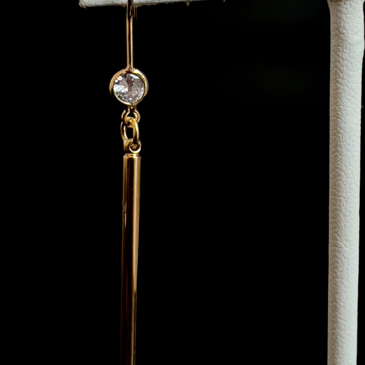 Minimalist Cubic Zirconia Earrings