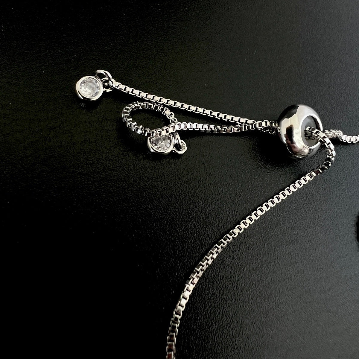 Sterling Leaf Adjustable Bracelet