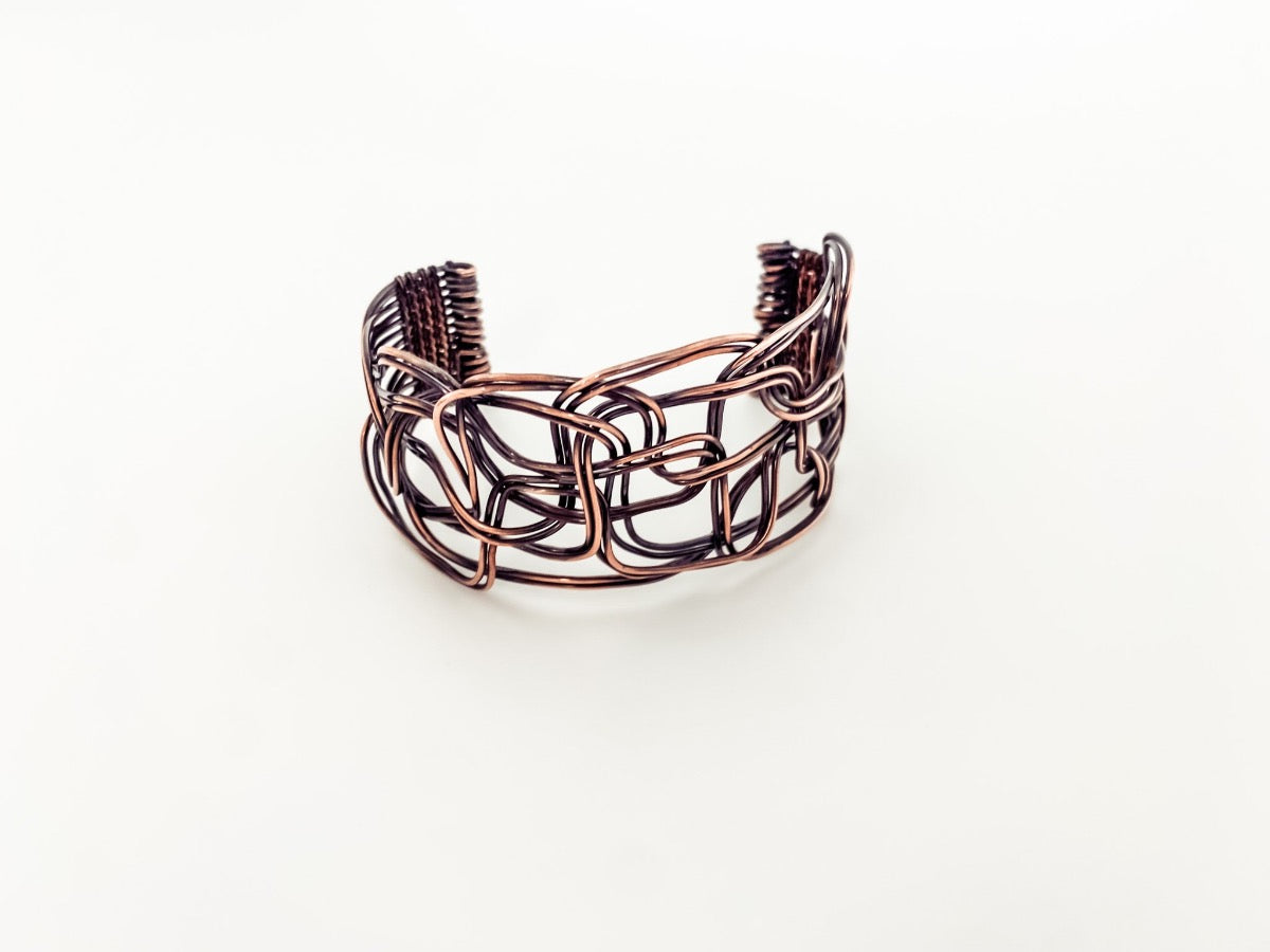 Woven Copper Cuff