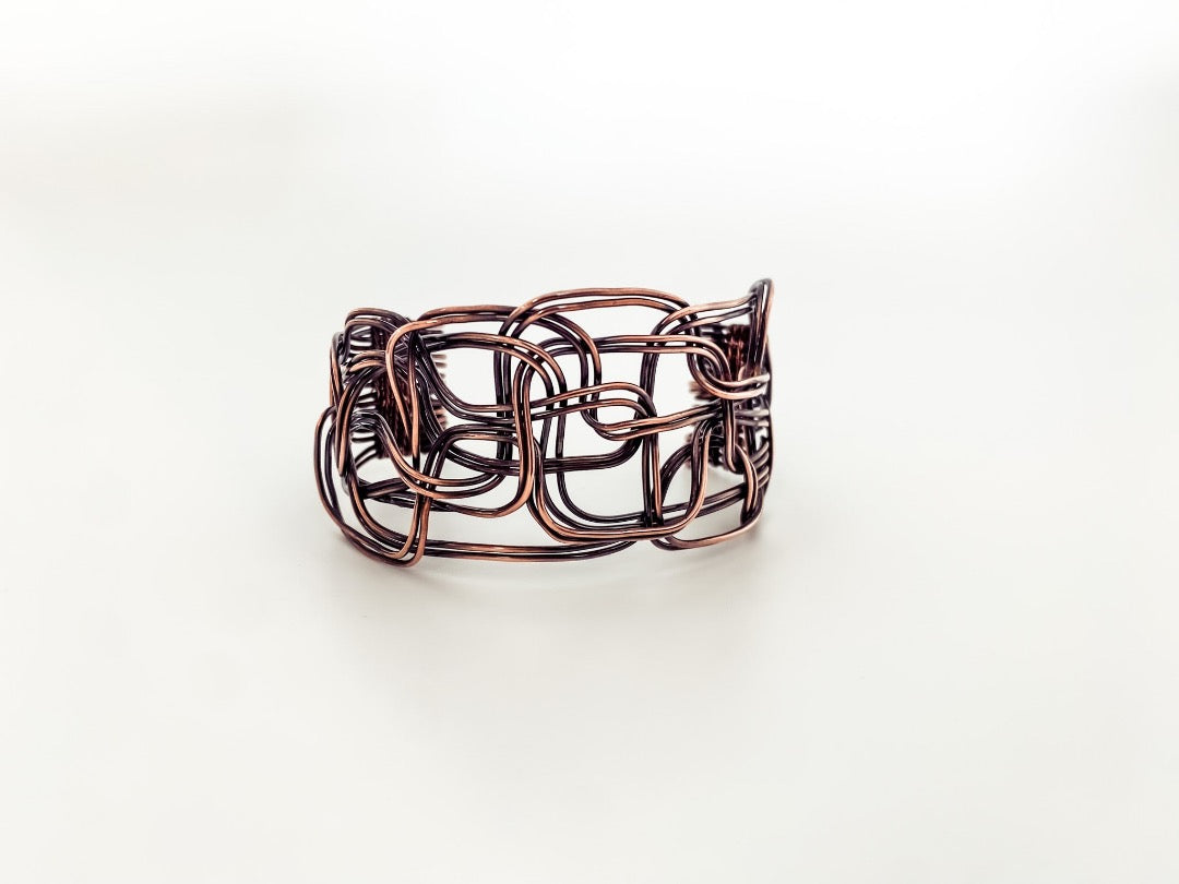 Woven Copper Cuff