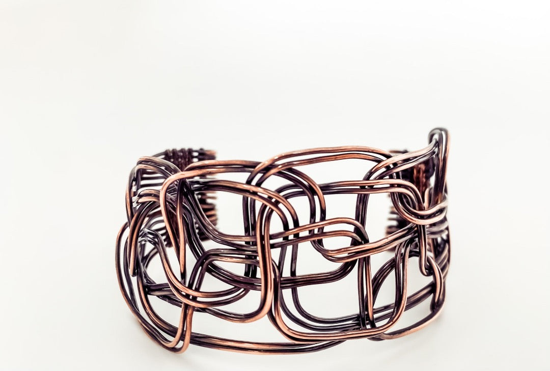 Woven Copper Cuff