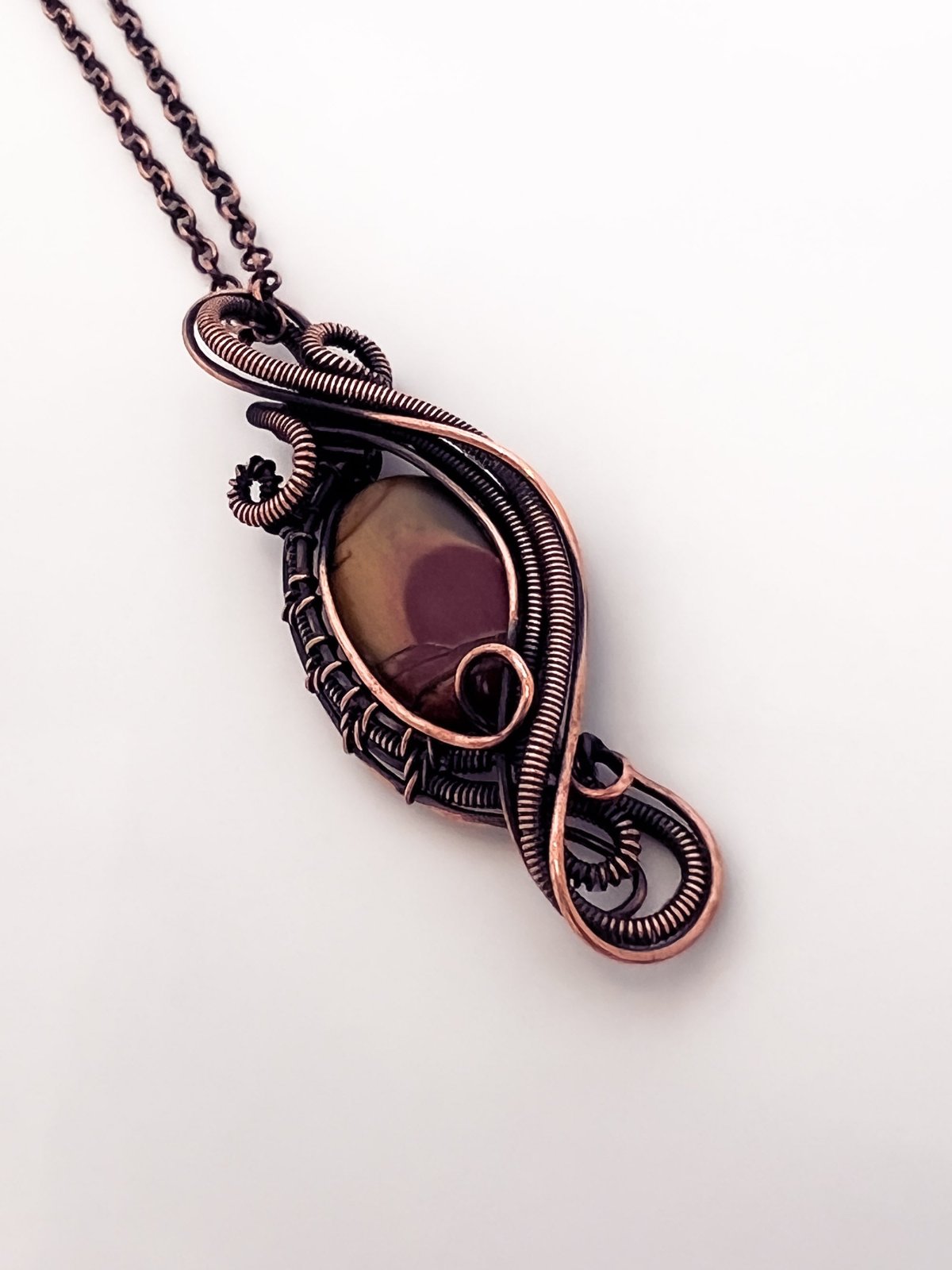 Picasso Jasper Copper Necklace