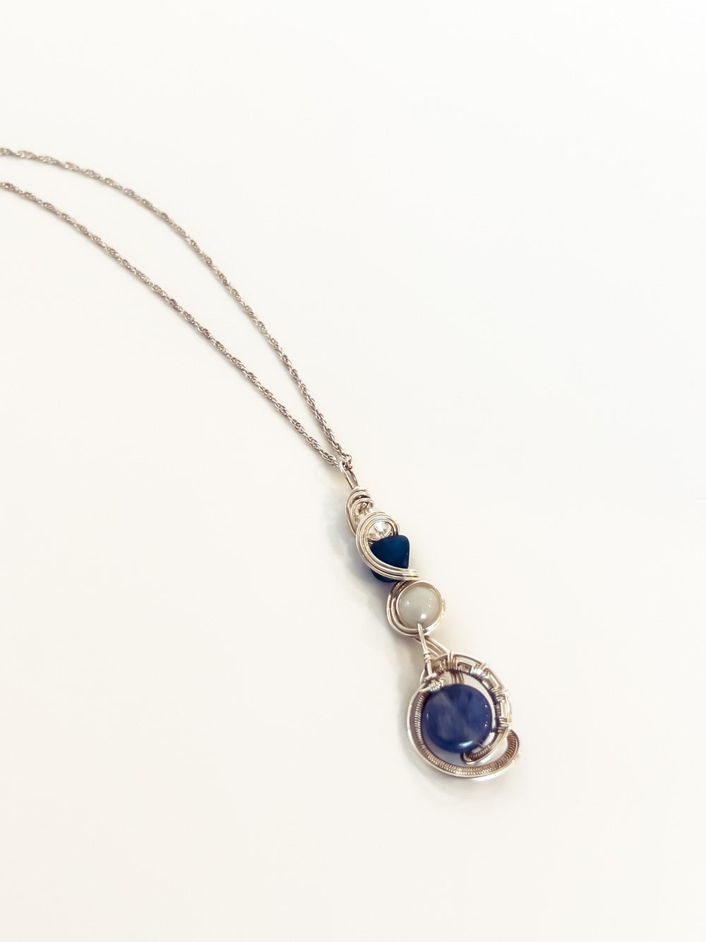 Kyanite Stacked Pendant