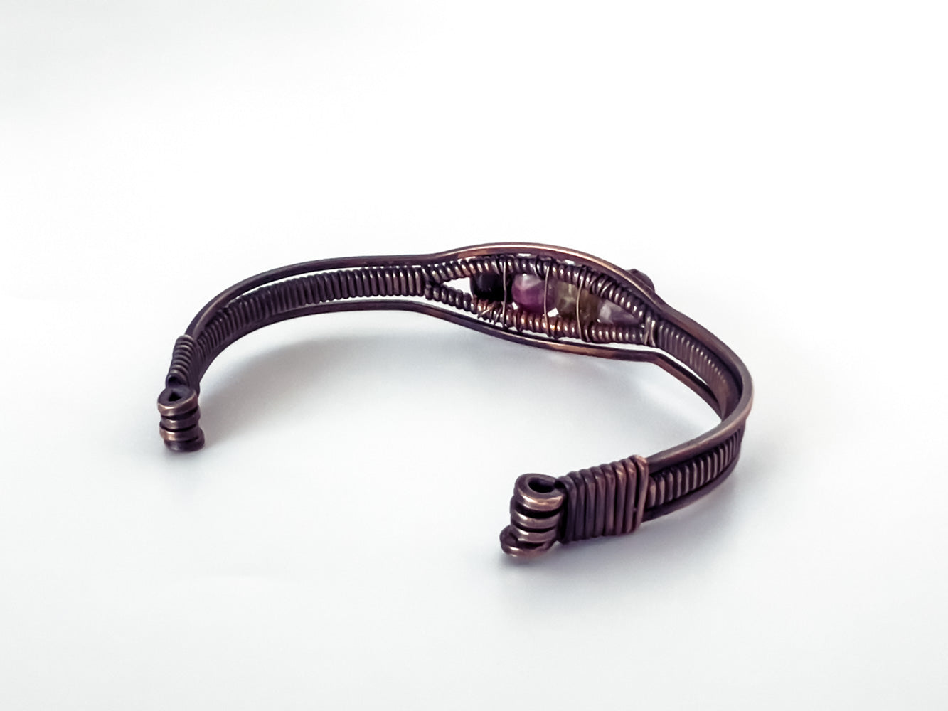 Copper Tourmaline Cuff Bracelet