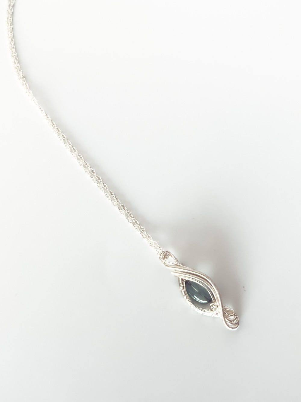 Sea Blue Kyanite Pendant