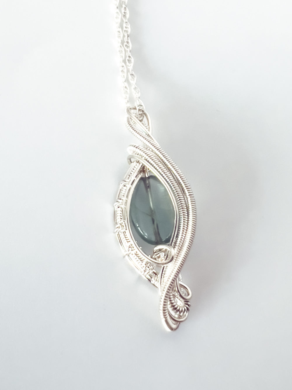 Sea Blue Kyanite Pendant