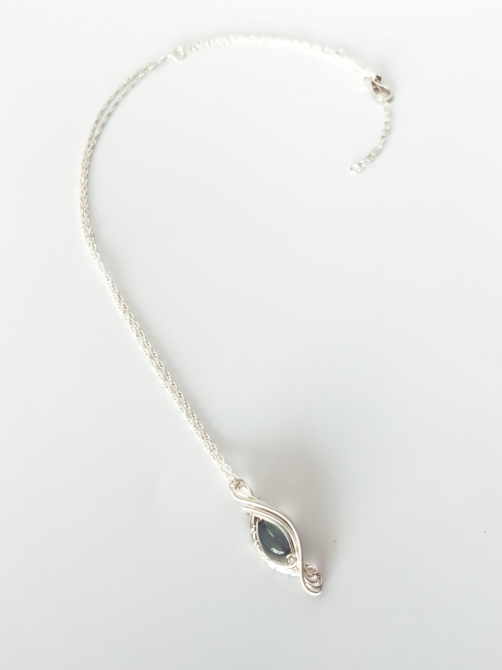 Sea Blue Kyanite Pendant