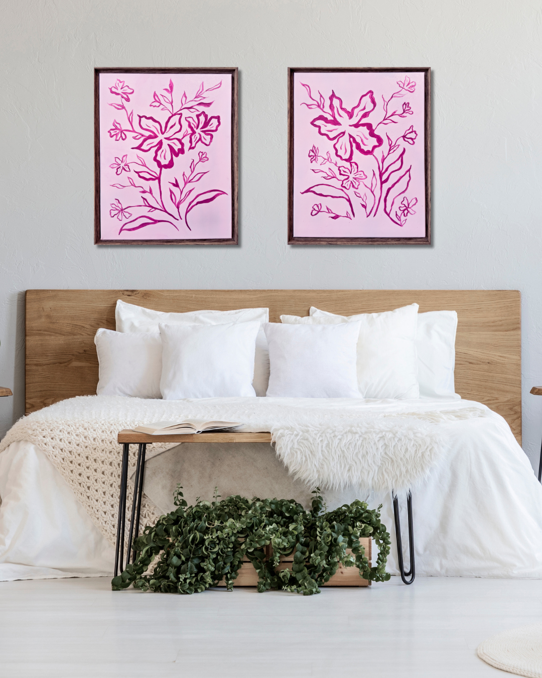 Fuchsia Floral 2