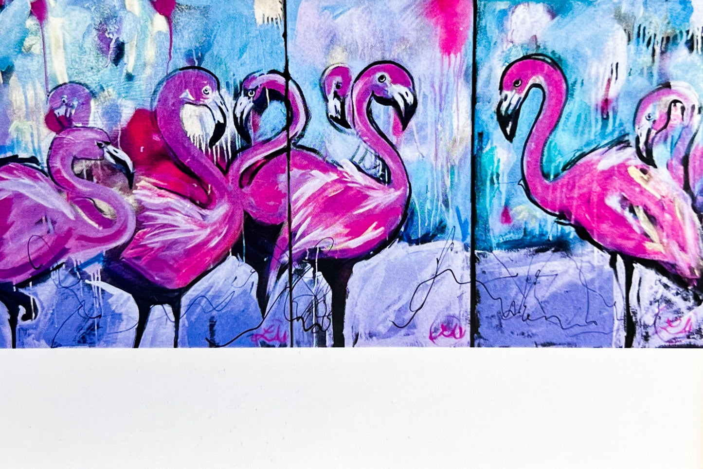 Landscape Flamingos