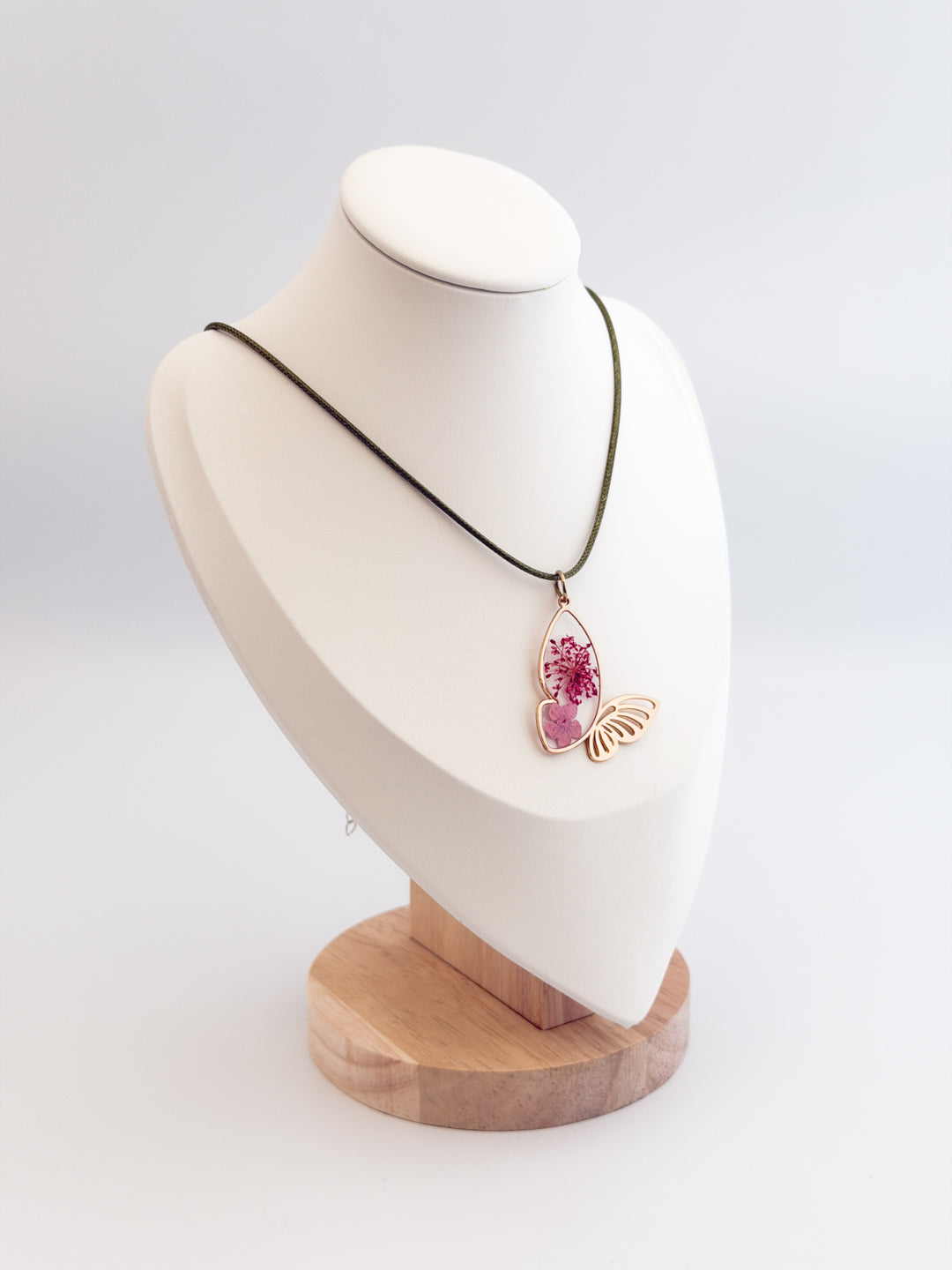 Butterfly Floral Pendant