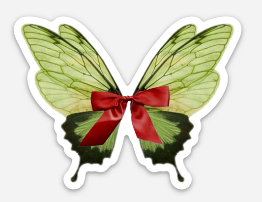 Bow Butterfly Sticker