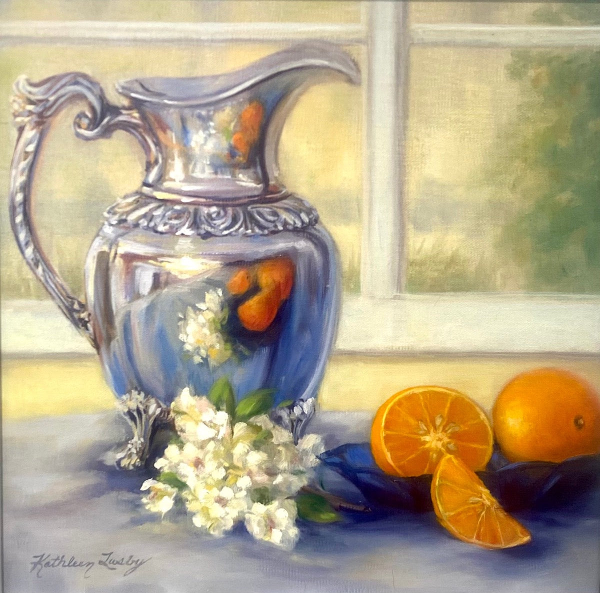 Silver and Orange