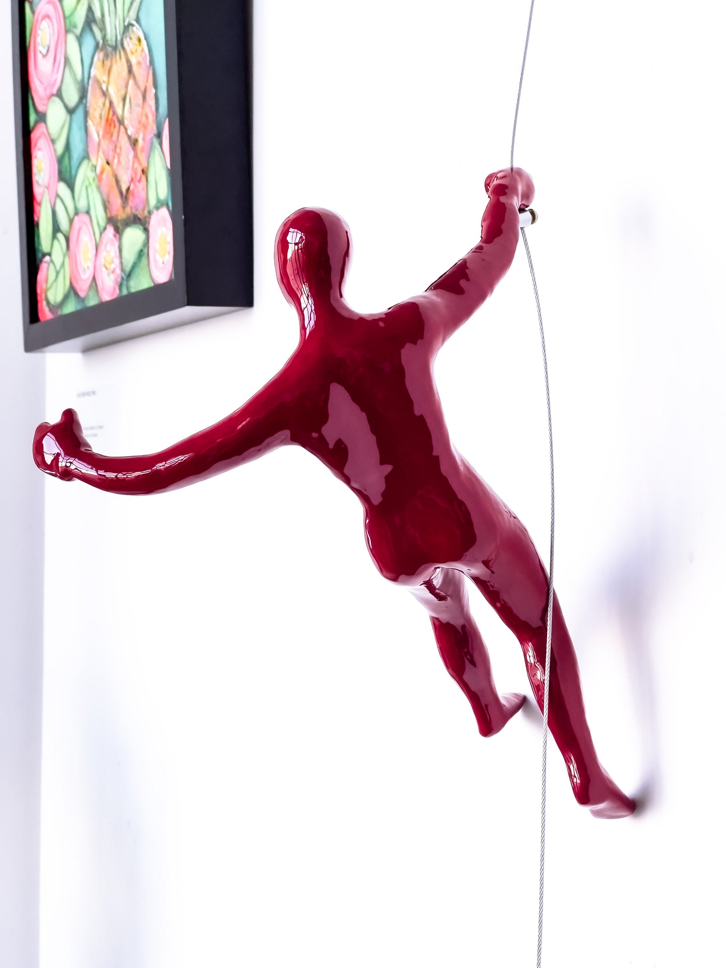 Dark Red Climber