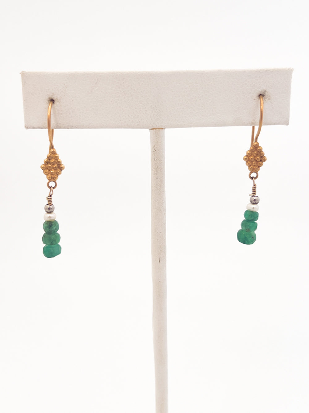Emerald Drop Earrings