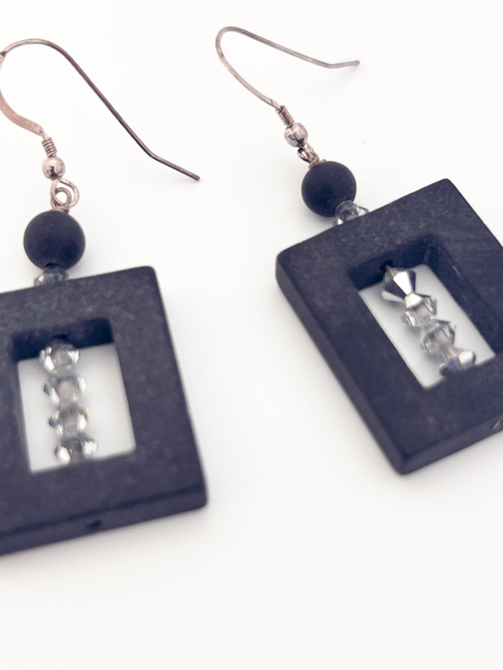 Onyx square Earrings