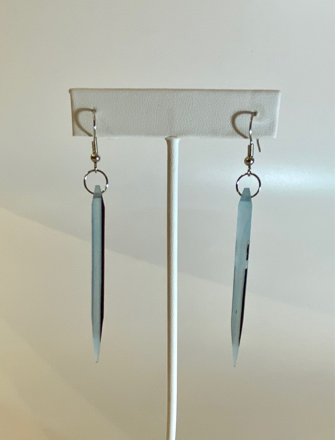 Wood and Resin Earrings