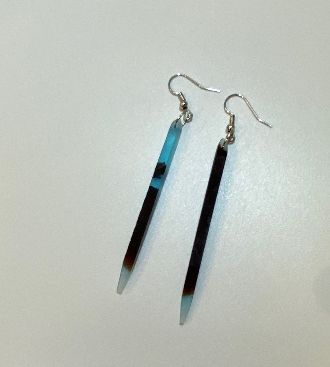 Wood and Resin Earrings