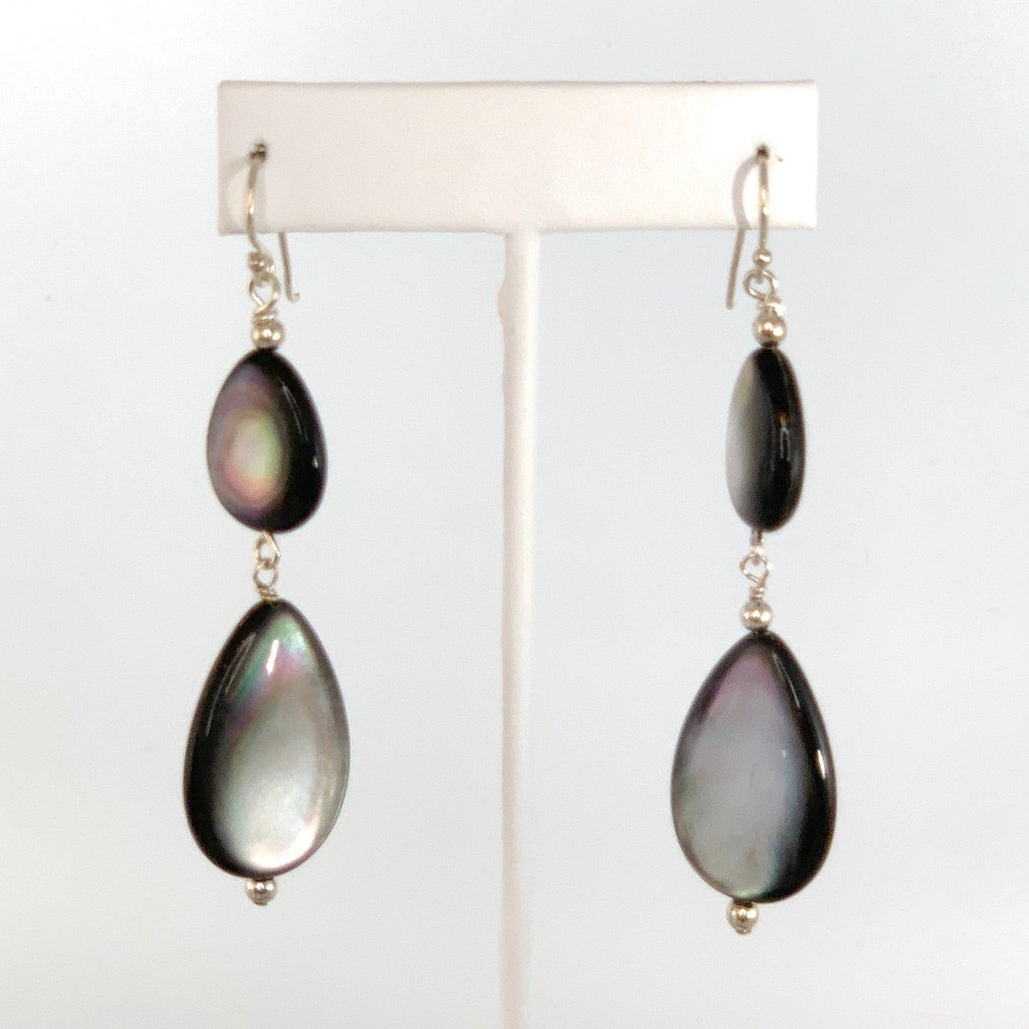 Mother of Pearl Earrings on Sterling