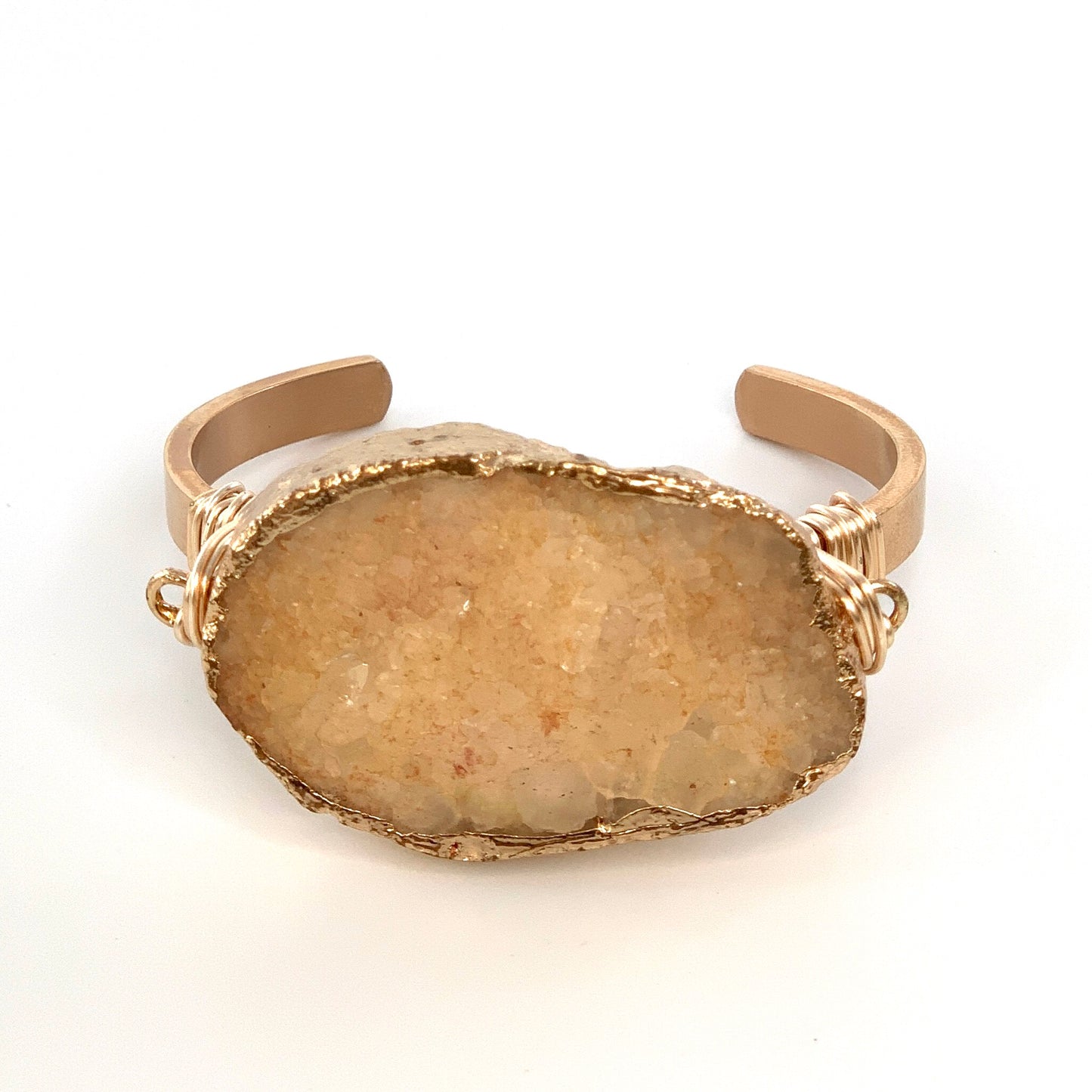 Druzy Stone Cuff Bracelet