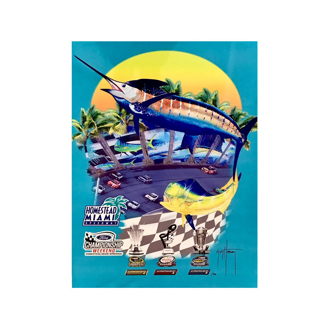 Homestead Miami Speedway 2016 Print