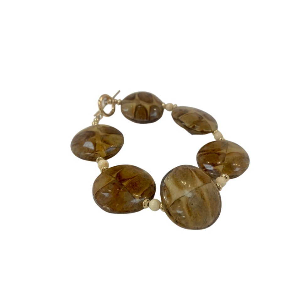 Seed Pod Shell Bracelet