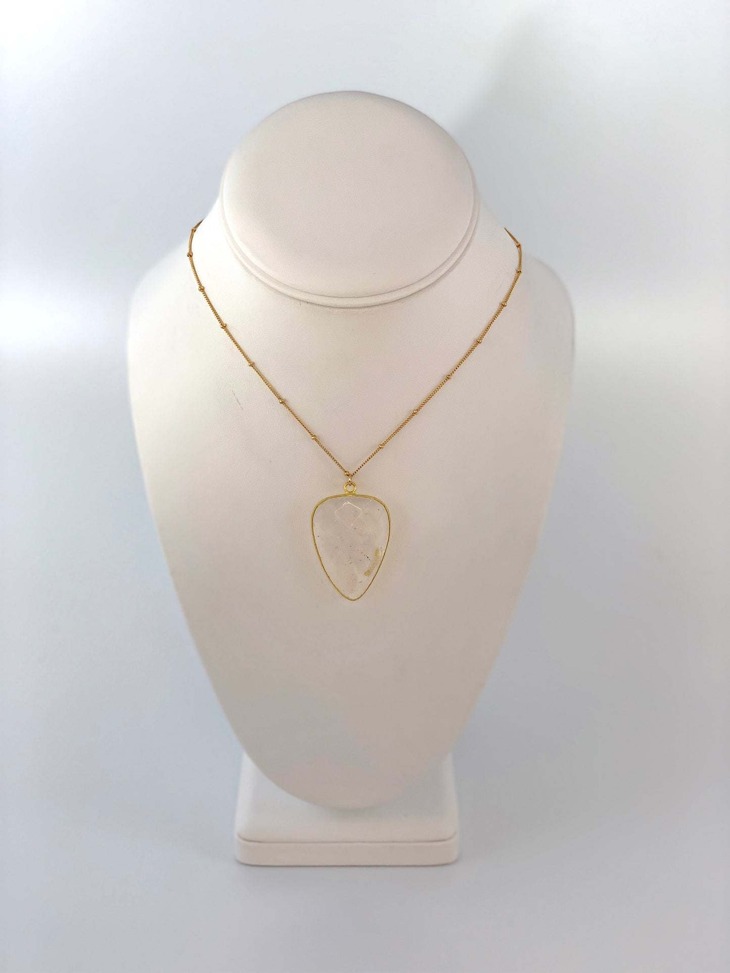 Quartz Drop Necklace