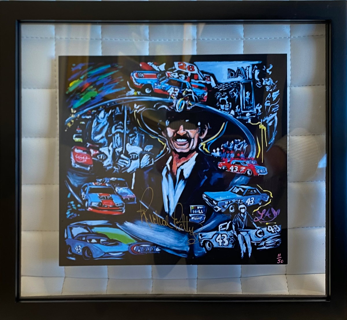 Richard Petty Career Framed