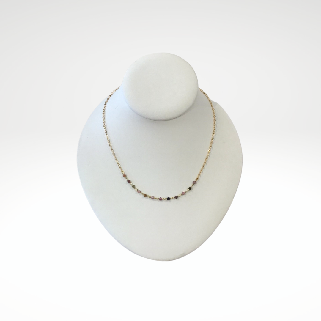 Watermelon Tourmaline Necklace