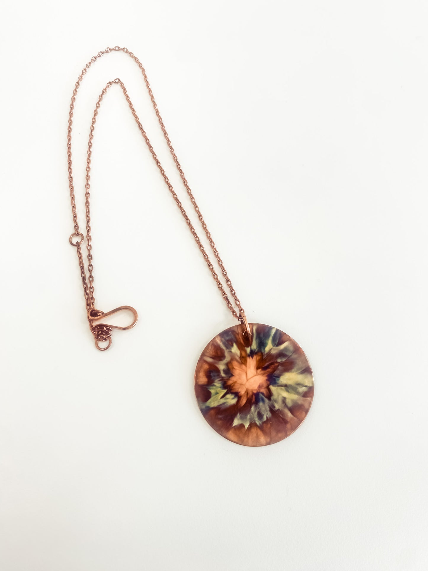 Fire painted Necklace