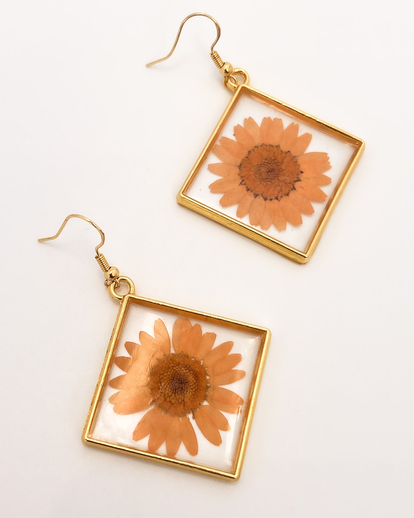 Orange Daisy Diamonds