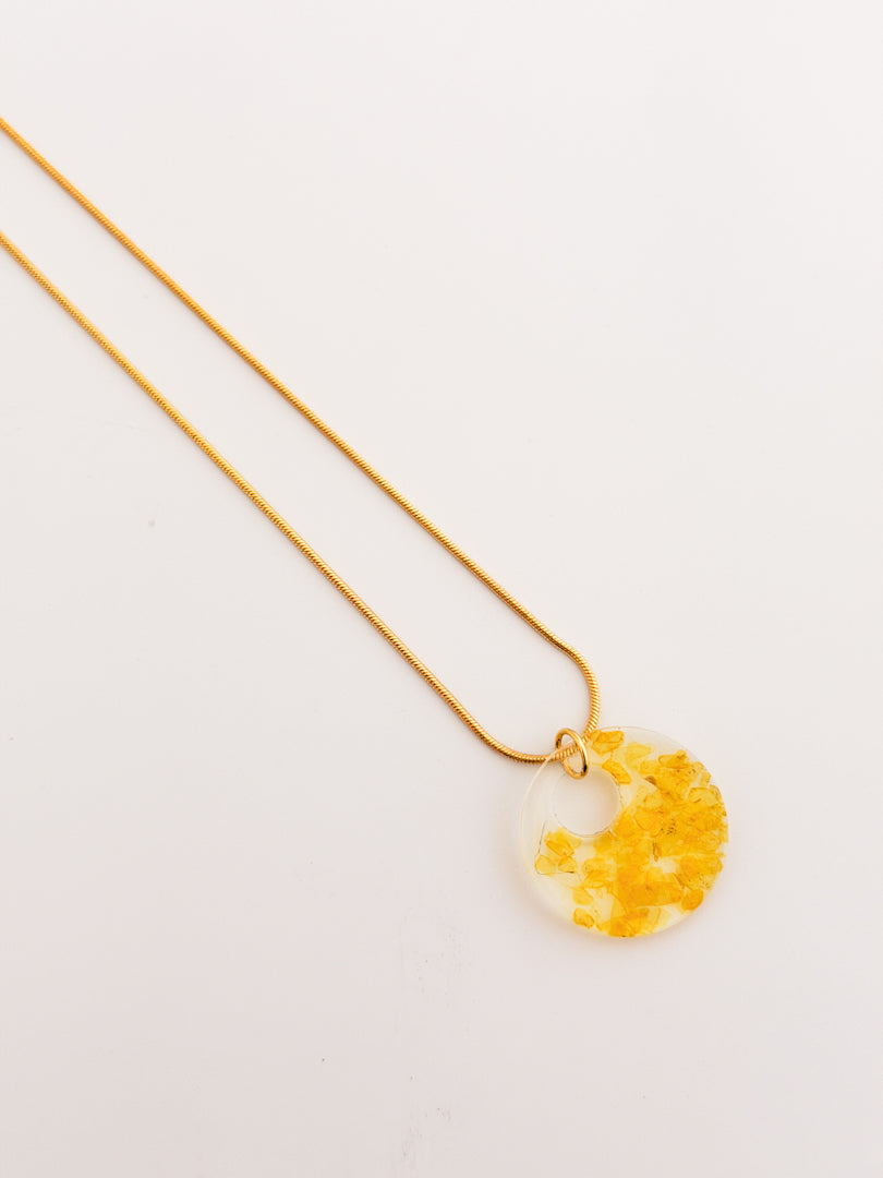 Citrine Pendant Necklace