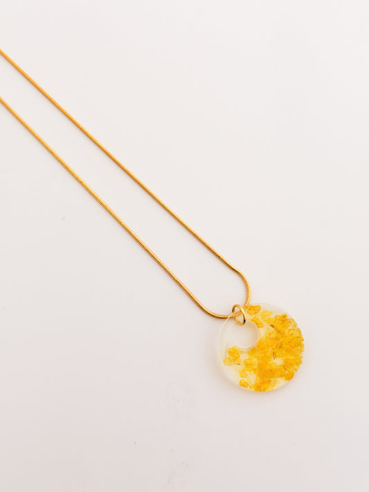 Citrine Pendant Necklace
