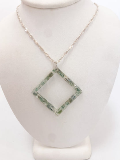 Jade Open Diamond Necklace