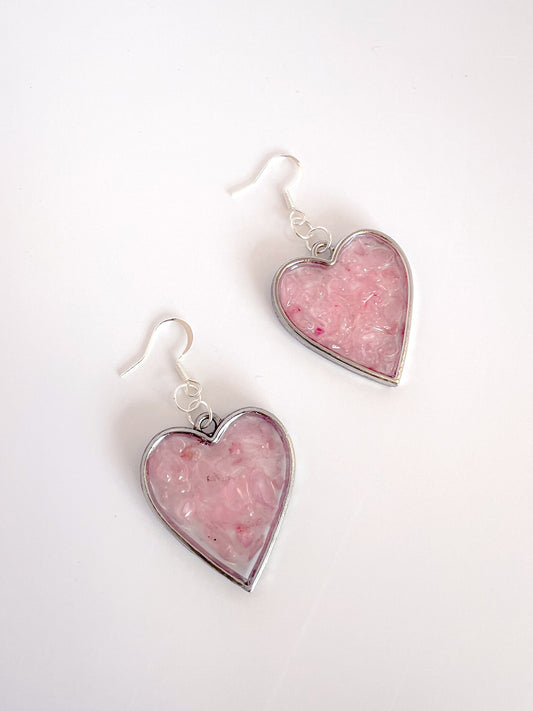 Rose Quartz Hearts