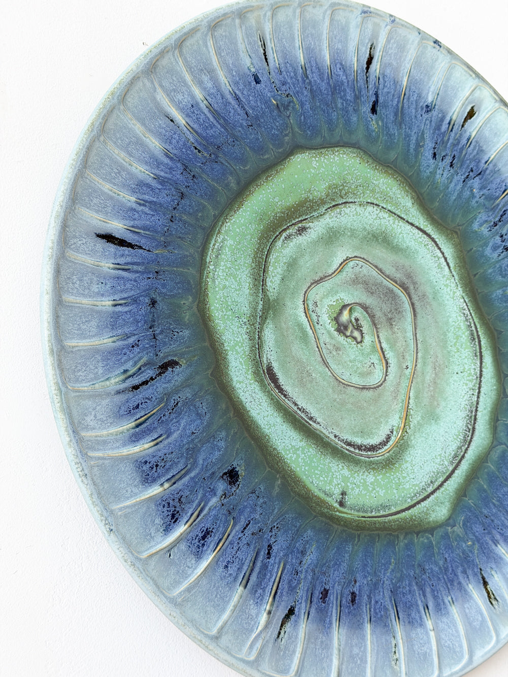 Cobalt Crystal Platter