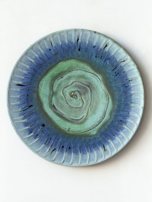Cobalt Crystal Platter