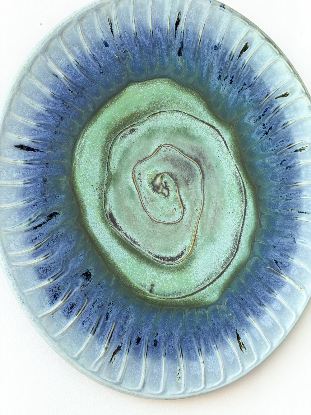Cobalt Crystal Platter